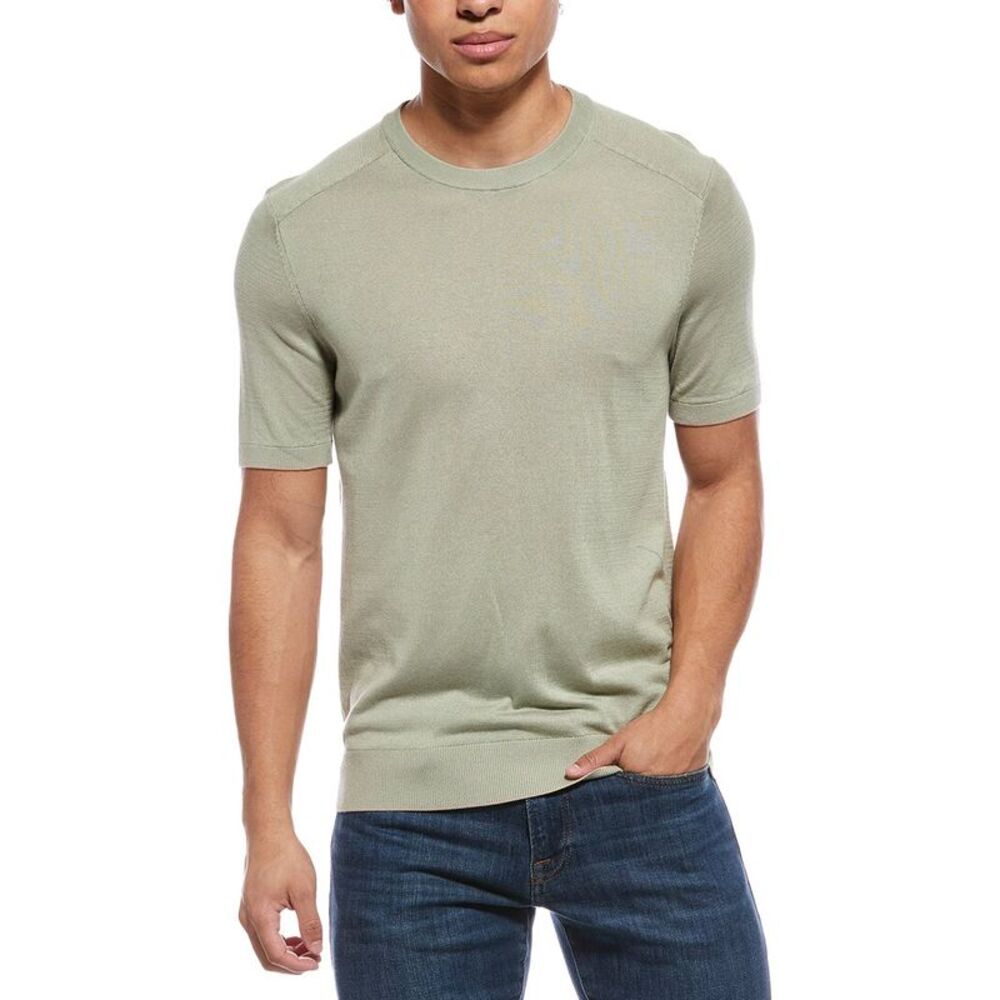 Raffi Mens  Jersey Crewneck Shirt, Yellow